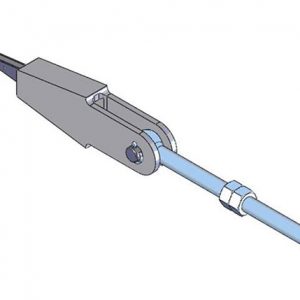 Part No. 020187-16 Festoon, Series 210 Stretch Wire, End Tension Screw for 10 mm Dia Wire Rope