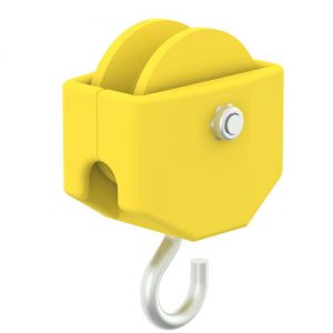 Part No. 021111/001 Festoon, Series 210, Cable Trolley, for Round Cable, with hook