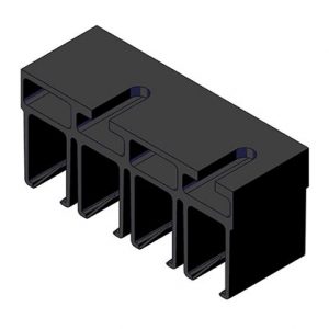 Part No. 08-S280-0198 815 Series Hangar Clamp – 4-Pole, 14mm, Polycarbonate