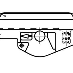 Part No. 081006-122 815 Series Conductor Rail Collector Shoe 16 Amps PH LB=63MM
