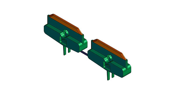 Part No. 081006-234 815 Series Conductor Rail Collector Shoe 2X25A PE LB=50MM