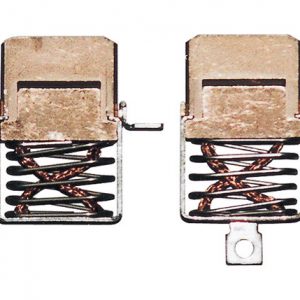 Part No. 081007-114 Enclosed Conductor Rail, 842, Collector Shoe, 40A Copper Graphite, with Bottom Lug, 28.6mm L