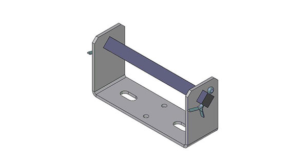 Part No. 081050-20X6 811 Series, Towing Device, Support Bracket, 6-Pole, 20MM