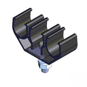 Part No. 081143-1X3X20 811 Series Hanger Clamp w/ Hex Nut, 3P20 6KT PC