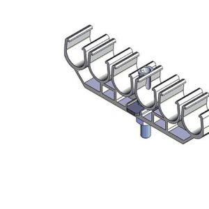 Part No. 081143-1X6X20 811 Series Hanger Clamp w/ Hex Nut, 6P20 6KT PC