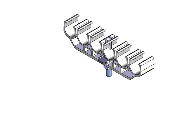 Part No. 081143-1X6X20 811 Series Hanger Clamp w/ Hex Nut, 6P20 6KT PC