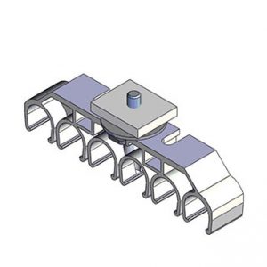 Part No. 081145-1X6X20 811 Series Hanger Clamp w/ Square-Nut, 6P20 CRA PC
