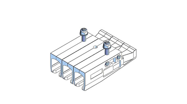 Part No. 081172-20X3X0 811 Series Endcap 3 Pole Length=74MM