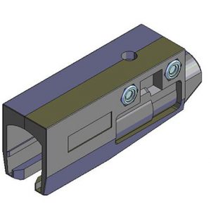 Part No. 081173-20X1X0 811 Series End Cap, 1P L=74MM