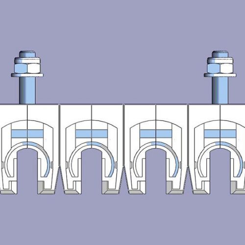Part No. 081174-20X4X0 811 Series End Cap, 4P L=89MM