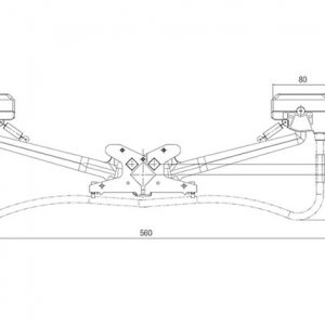 Part No. 081209-2X122 812 Series, Current Collector 1P 2X80A PE REV V