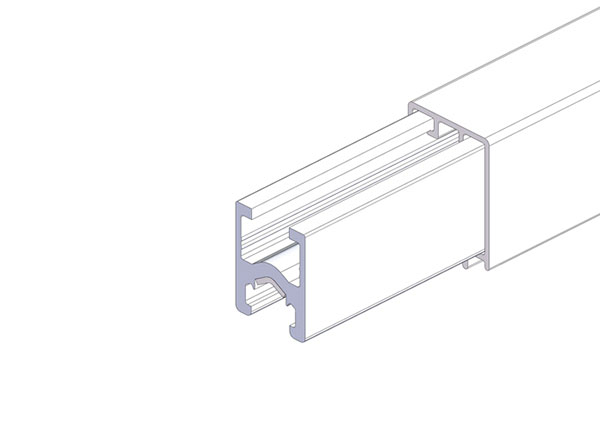 Part No. 081214-4X21 812 Series Conductor Rail Aluminum 320A PPOPH 4M Length