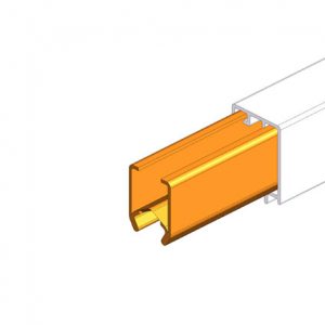 Part No. 081215-4X21 812 Series Conductor Rail, Copper 250A PPOPH 4M Length