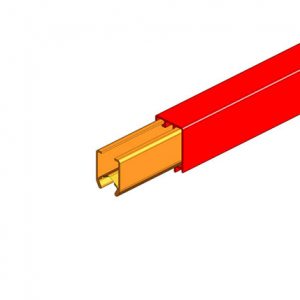 Part No. 081217-4X12 812 Series Conductor Rail Stainless Steel 25A PVCPE 4M Length