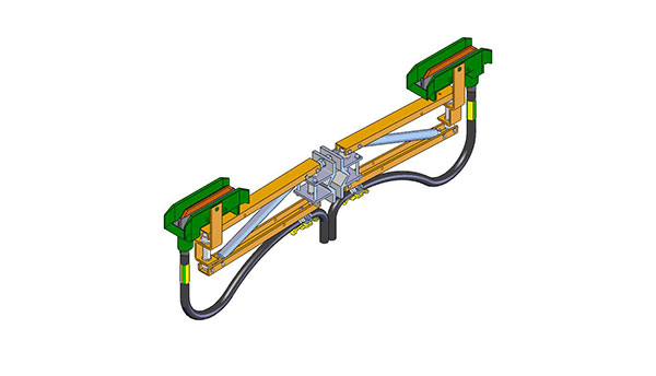 Part No. 081301-2X01 813 Series Conductor Rail Current Collector 1 Pole 2X250Amp PH V GA