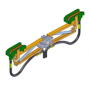 Part No. 081301-2X02 813 Series Conductor Rail Current Collector 1 Pole 2X250Amp PE V GA