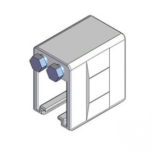 Part No. 081331-2 813 Series Conductor Rail Anchor Clamp 1 Pole WH SS