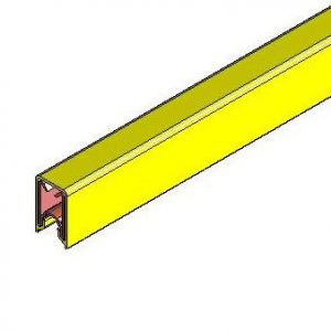 Part No. 081516-4X12 815 Series Conductor Rail – Copper 100A PVCPE 4 Meters