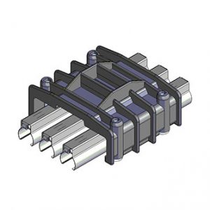 Part No. 083121-46 831 Rail Connector – 4 Pole Copper PL