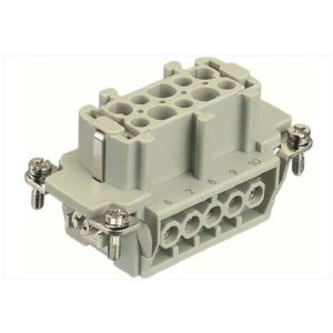 Part No. CT-10-F 10 Pin Female Receptacle - 20 Amps