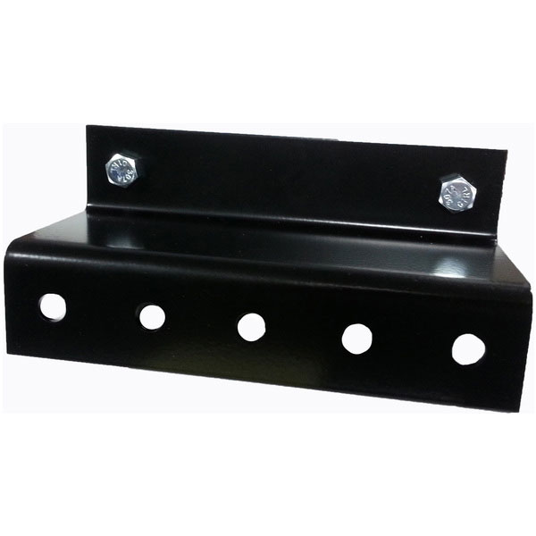 Part No. B-100-BRZ4 Steel Bracket - 3 Holes, 3" Hanger Spacing with Mounting Bolts