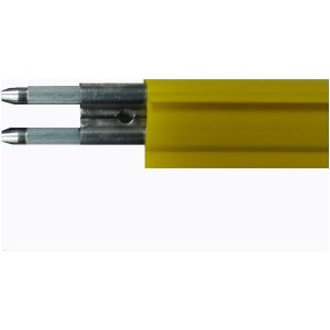 Part No. FE-908-2XHT 110 Amp – Figure Eight Rolled Galvanized Steel – 10 ft. Section