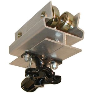 Part No. R-TR12B Standard Trolley with Large Plastic Round Saddle (.91″ – 1.25″)