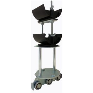 Part No. FC-TRT1-2 Tow Trolley Assembly, Steel Wheels. Two Tier 3″ dia. Nylon Saddles
