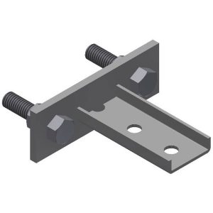 Part No. B-100-BRCT1 Steel Bracket – 2 Holes, 3-3/4″