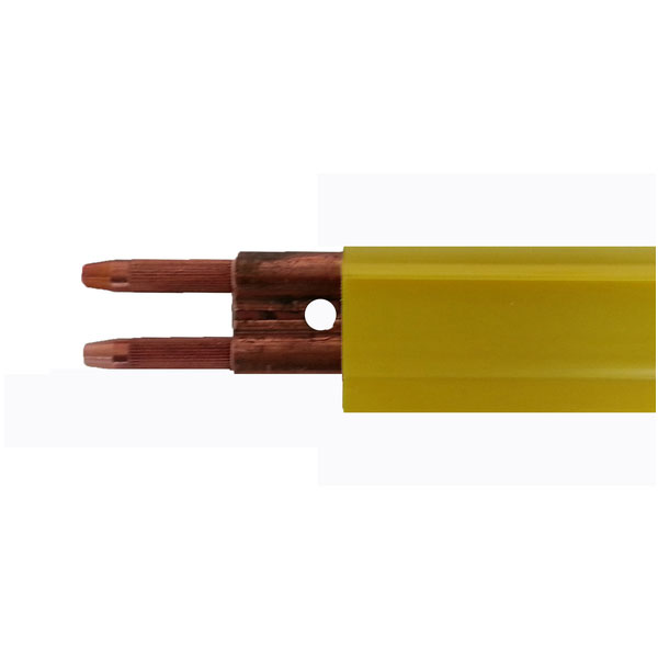 Part No. FE-3008-2XHT 350 Amp - Figure Eight Rolled Electrolytic Copper - 10 ft. Section