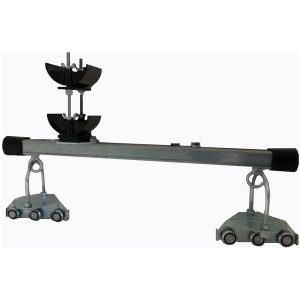 Part No. FC-TRC1-2 Control Trolley Assembly, Steel Wheels. Two Tier 3″ dia. Nylon Saddles