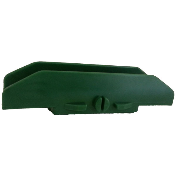 Part No. B-100-2AA-G Plastic Shoe Holder - Green for C-100-B5 Contact Shoe