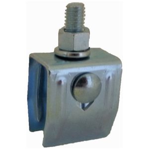 Part No. B-100-2FF Zinc Plated Steel Clamp Hanger with Hardware