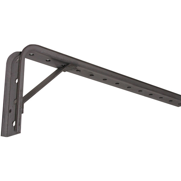 Part No. B-100-BR13B Steel Angle Bracket with Gusset Support - 7-1/2" x 20-1/4" from Web