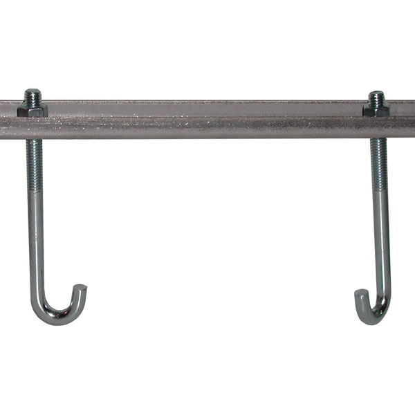 Part No. B-100-BR6A-J Steel Bracket - 14 Holes, 21" with "J" Bolt Hardware