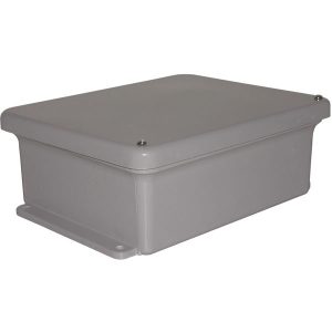 Part No. FC-BX1-4X Fiberglass Junction Box – NEMA 4X (11.62″ X 9.41″ X 4.25″ )