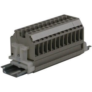 Part No. FC-BXT-12-50 12 Pole Terminal Strip – 50 Amp DIN Mounted