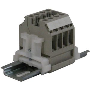 Part No. FC-BXT-4-50 4 Pole Terminal Strip – 50 Amp DIN Mounted