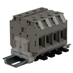 Part No. FC-BXT-4-95 4 Pole Terminal Strip – 95 Amp DIN Mounted