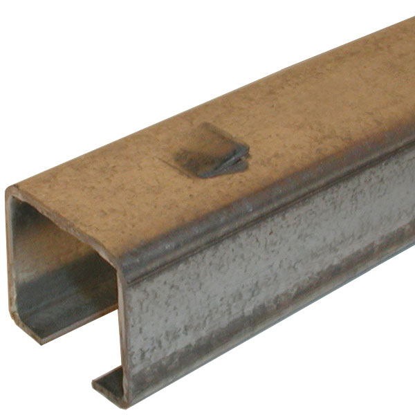 Part No. FC-CH1A-10-SS Rolled Stainless Steel Track - 10 ft Section - per foot.