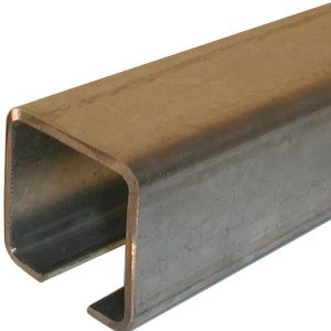 Part No. FC-CH2A-20-SS Rolled Stainless Steel Track – 10 ft Section – per foot.
