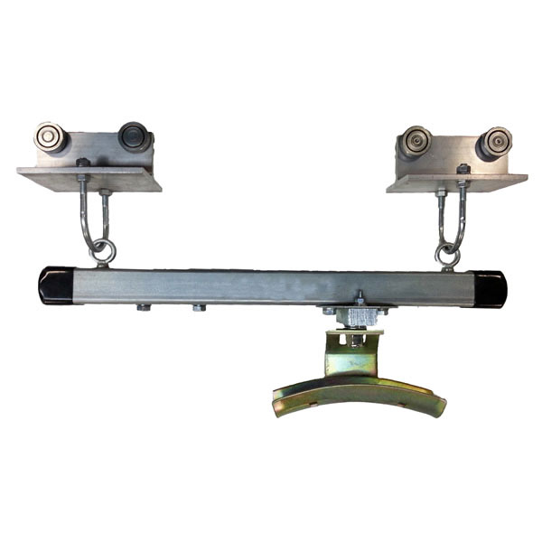 Part No. FC-TRC1-S1 Control Trolley Assembly, Steel Wheels, 3" dia. Steel Saddle
