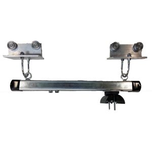 Part No. FC-TRC22 Control Trolley Assembly, Steel Wheels, 3″ dia. Nylon Saddle