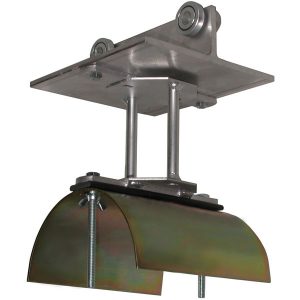 Part No. FC-TRT21-S Tow Trolley Assembly, Steel Wheels, 6.75″ W X 6″ dia. Steel Saddle