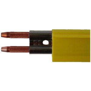 Part No. FE-1608-2XHT 160 Amp – Figure Eight Rolled Stainless Steel / Copper – 10 ft. Section