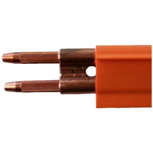 Part No. FE-3008-2 350 Amp – Figure Eight Rolled Electrolytic Copper – 10 ft. Section