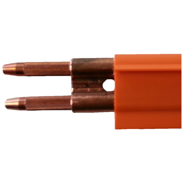 Part No. FE-3008-2 350 Amp - Figure Eight Rolled Electrolytic Copper - 10 ft. Section