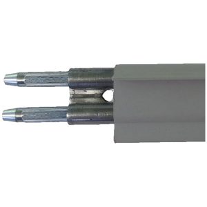 Part No. FE-908-2-SC 110 Amp – Figure Eight Rolled Galvanized Steel – 10 ft. Section