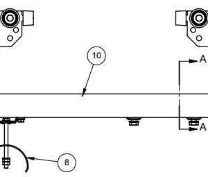 Part No. XA-024107-NB-SS Festoon Control Unit Trolley – No Box