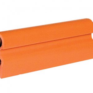 Part No. XA-11005 8-Bar Conductor Bar, 250A, Copper / Stainless Clad, Orange PVC Cover, 5FT Length
